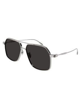 NWT ALEXANDER MCQUEEN SILVER GRAY UNISEX SUNGLASSES
